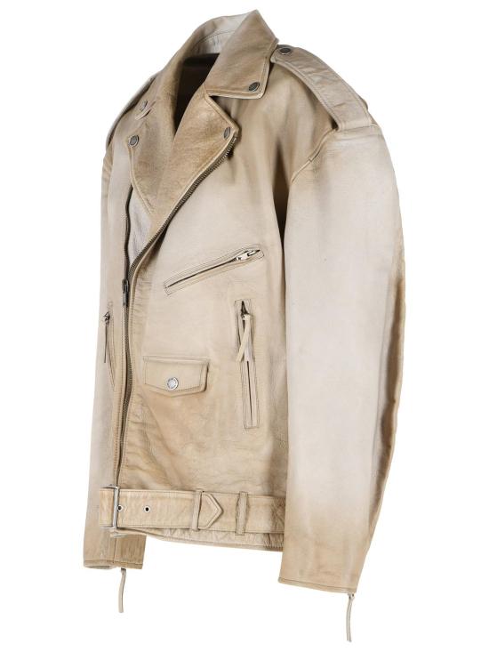26SS 골든구스 가죽 자켓 GUP02535 P00230415155 Beige - GOLDEN GOOSE