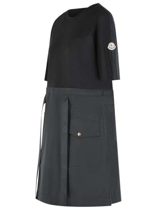26SS 몽클레어 미디 원피스 093 8I000 11 89AUG999 Black - MONCLER