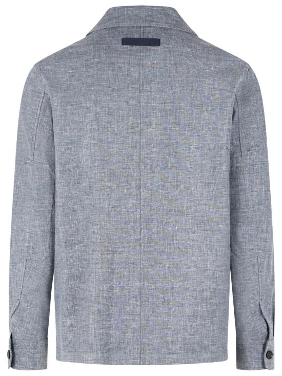 26SS 에르메네질도제냐 긴팔 셔츠 RUHV22A3 SOT6BB07G Grey - ERMENEGILDO ZEGNA
