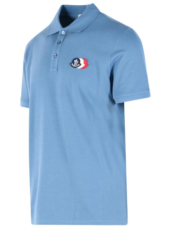 26SS 몽클레어 폴로 티셔츠 091 8A000 30 89A16714 Light Blue - MONCLER