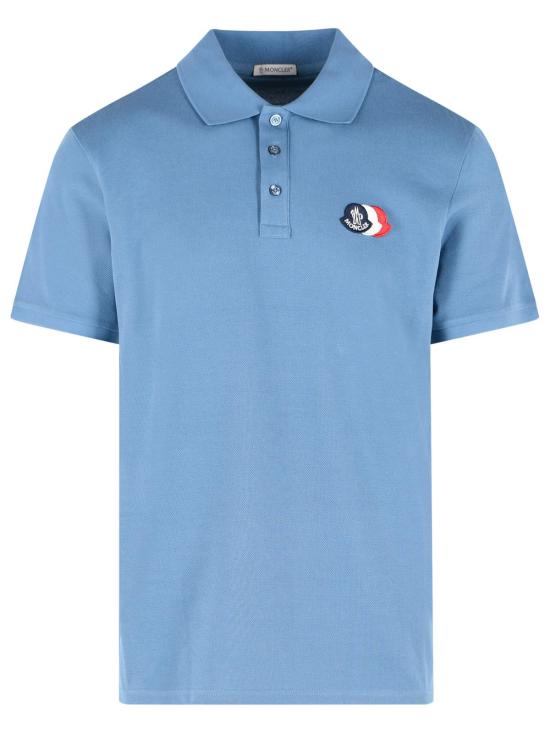 26SS 몽클레어 폴로 티셔츠 091 8A000 30 89A16714 Light Blue
