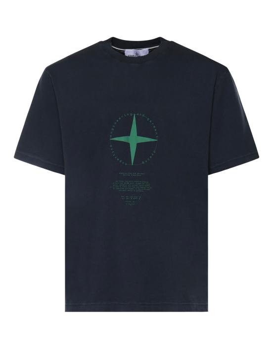 26SS 스톤 아일랜드 반팔 티셔츠 L1S152100001 S0363V0020 Blue