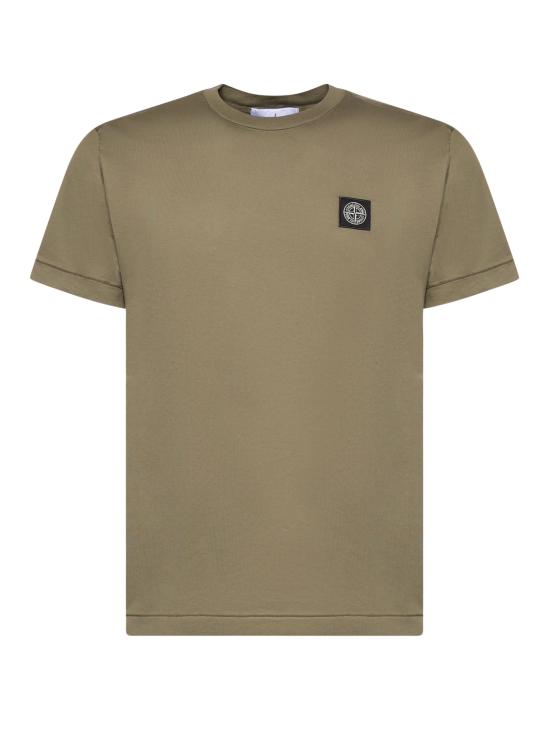 26SS 스톤 아일랜드 60/2 코튼 저지 슬림핏 티셔츠 L1S152100027 S0013V005G MILITARY GREEN