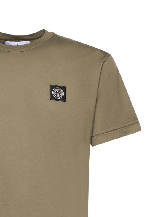 26SS 스톤 아일랜드 60/2 코튼 저지 슬림핏 티셔츠 L1S152100027 S0013V005G MILITARY GREEN - STONE ISLAND