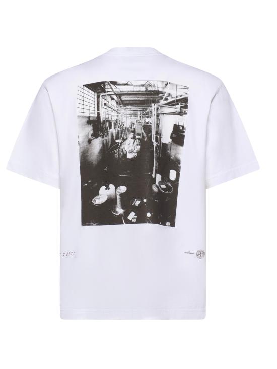 26SS 스톤 아일랜드 반팔 티셔츠 L1S152100001 S0374V0001 White - STONE ISLAND