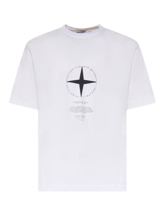 26SS 스톤 아일랜드 반팔 티셔츠 L1S152100001 S0363V0001 White