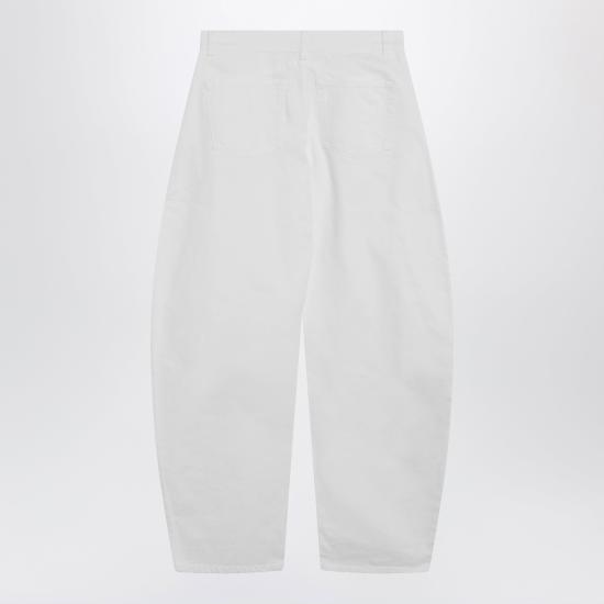 26SS 알라이아 데님 팬츠 AA9P1215D002BDE White - ALAIA