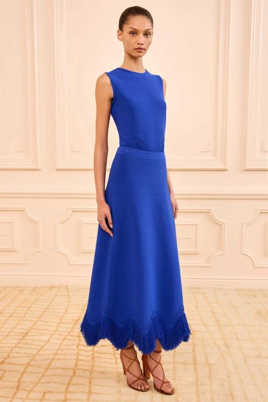  울라 존슨 롱 스커트 폴리나 프린지 니트 - ULLA JOHNSON