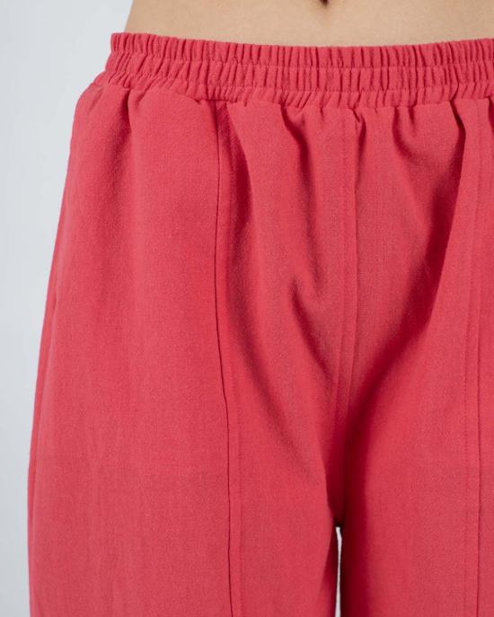  사멧 팔라초 팬츠 아베 팬츠 체리 코튼 린넨 데드스톡 - SAMET