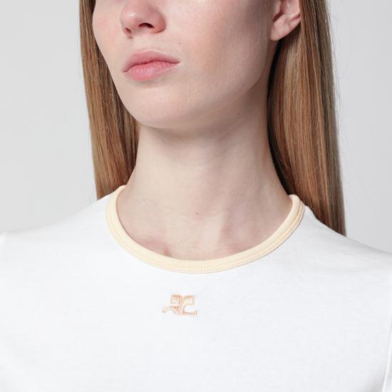 26SS 쿠레쥬 반팔 티셔츠 125JTS017JS0203 White - COURREGES