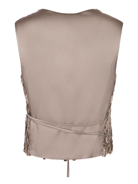 26SS 브루넬로 쿠치넬리 베스트 MCWR07606 CJ13 Metallic - BRUNELLO CUCINELLI