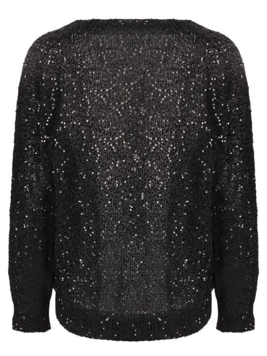 26SS 브루넬로 쿠치넬리 스웨터 MDJ547612 C101 Black - BRUNELLO CUCINELLI