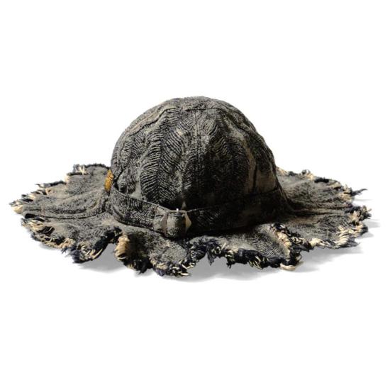  캐피탈 버킷햇 12온스 매그파이 데님 라디오 튤립 - KAPITAL