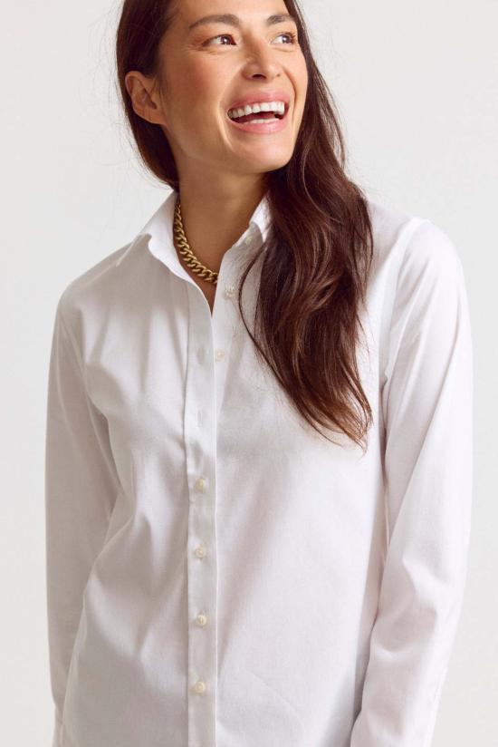  더 셔츠 셔츠 더 에센셜 아이콘 셔츠 화이트 - THE SHIRT