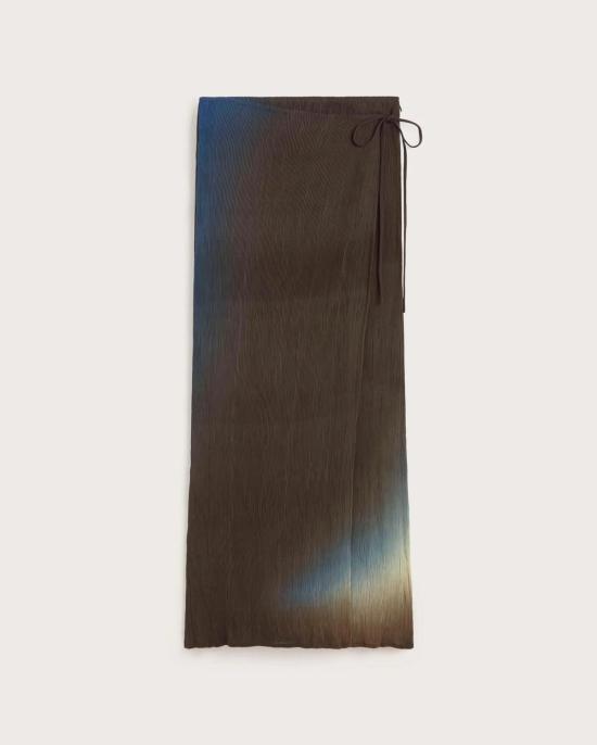  띵킹 뮤 롱 스커트 씽킹 무 폴린 스커트