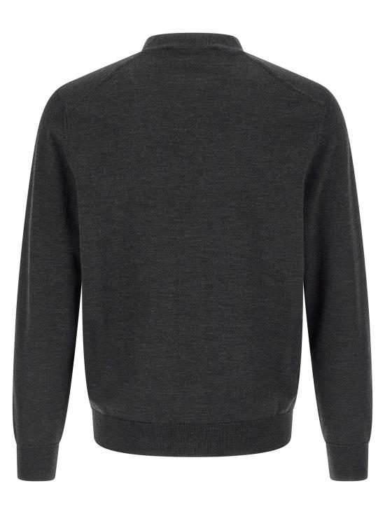 26SS 메종키츠네 더블 폭스 헤드 레귤러 가디건 OM051CFKT1181 P190 ANTHRACITE DOM - MAISON KITSUNE