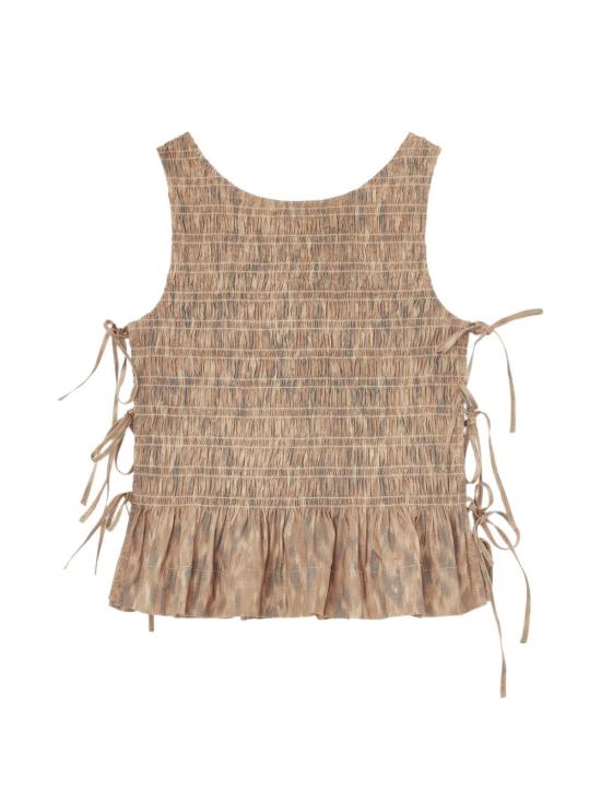 26SS 가니 민소매 티셔츠 A1040271 ZZT Beige