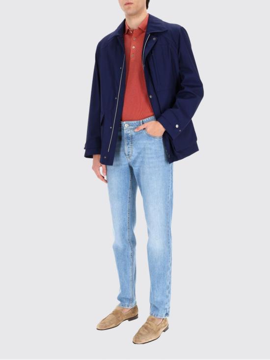 26SS 브루넬로 쿠치넬리 폴로 티셔츠 M29400025 CIJ11 Red - BRUNELLO CUCINELLI