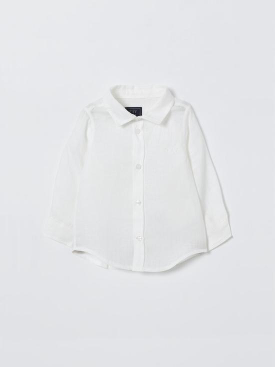 26SS [키즈] 페이 셔츠 FY5500Z3681 101 Yellow Cream