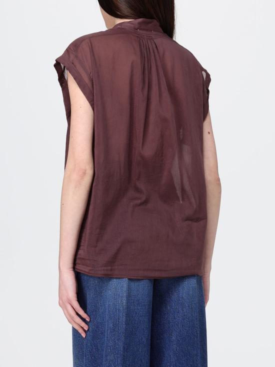 26SS 포르테포르테 블라우스 14621MYTOP 3026 Brown - FORTE FORTE