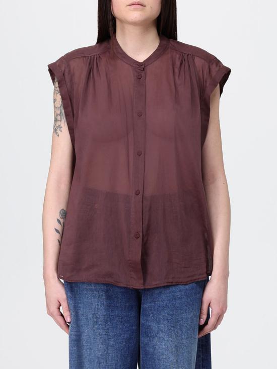 26SS 포르테포르테 블라우스 14621MYTOP 3026 Brown