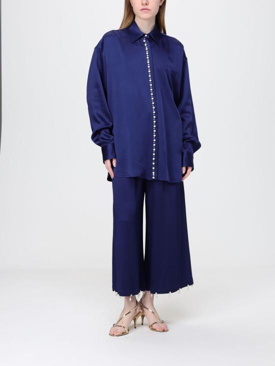 26SS 스텔라 맥카트니 스트레이트 팬츠 6440153FU302 4000 Blue - STELLA MCCARTNEY