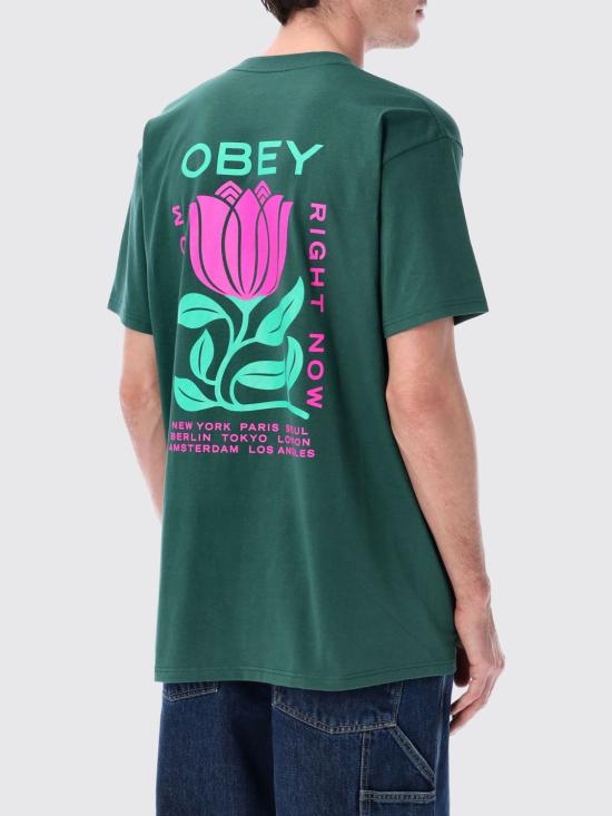 26SS 오베이 반팔 티셔츠 165264329 RAINFOREST Green - OBEY