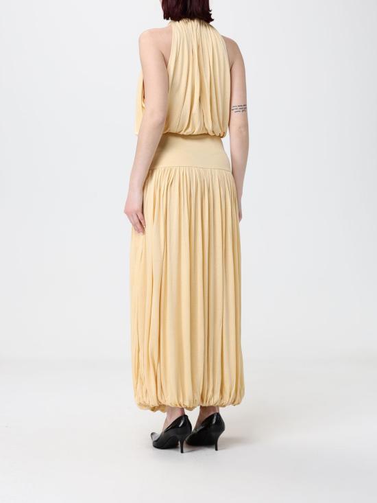 26SS 토템 롱 원피스 262WRD0320FB0635 312 Gold - TOTEME