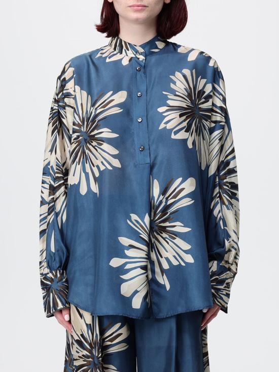 26SS 브루넬로 쿠치넬리 블라우스 MQ967RH201 C011 Blue