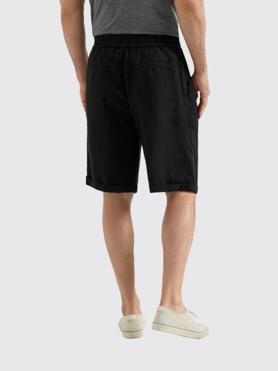 26SS 브루넬로 쿠치넬리 숏팬츠 M243DU0020 C101 Black - BRUNELLO CUCINELLI