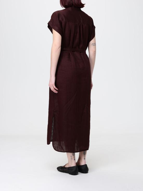 26SS 에콜프 롱 원피스 MCWGADRAMATI0710 538 Brown - ECOALF