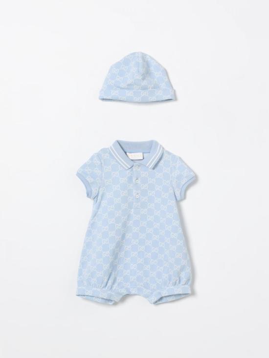 26SS [키즈] 구찌 오버롤 849683XJHBA 4914 Sky Blue