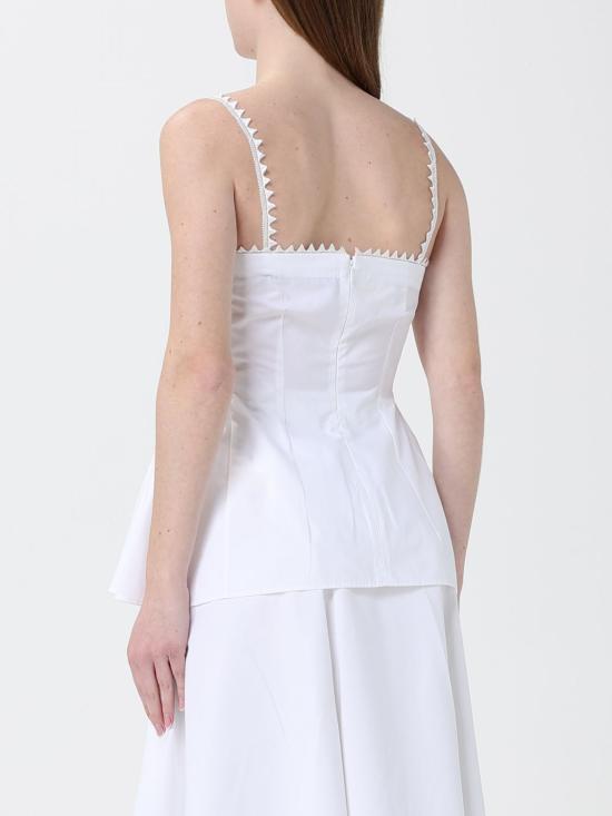 26SS 자크뮈스 민소매 티셔츠 TOW00887AW00648 100 White - JACQUEMUS