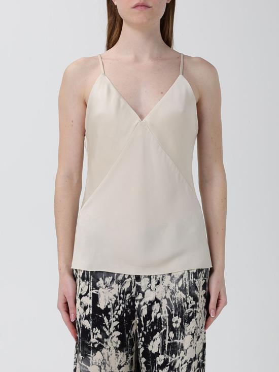 26SS 포르테포르테 민소매 티셔츠 14553MYTOP 07019 White