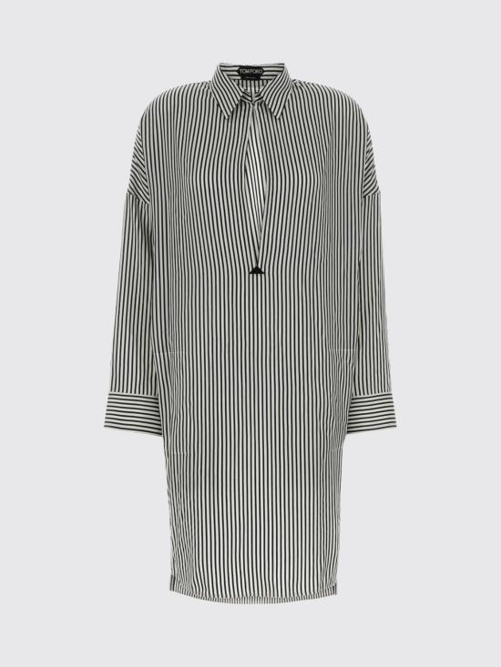 26SS 톰포드 롱 원피스 AB3632FAX1712 NWA Black - TOMFORD