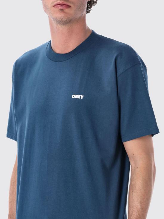 26SS 오베이 반팔 티셔츠 165264344 HB Blue - OBEY