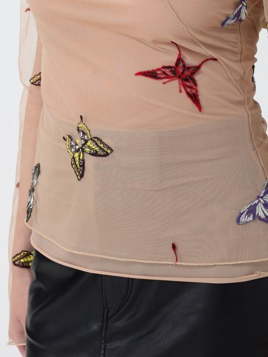 26SS 블루마린 블라우스 P644C262A F8209 Camel - BLUMARINE