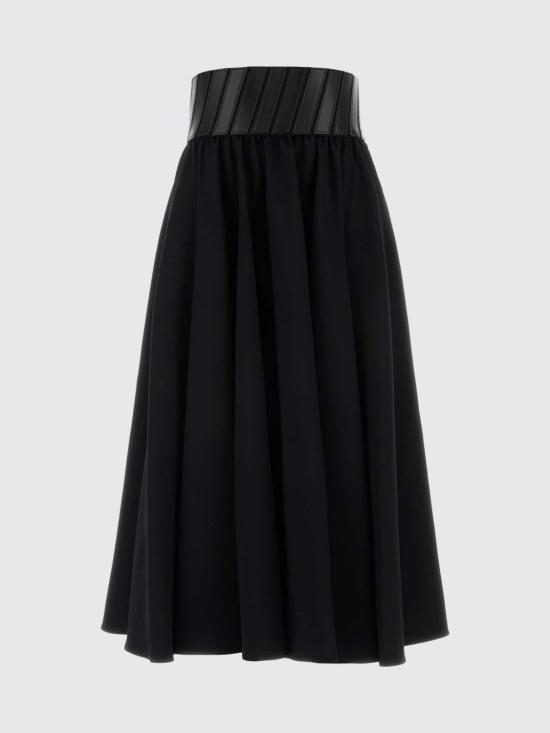 26SS 알라이아 미디 스커트 AA9J2487T612C 995 Black - ALAIA