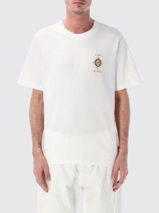 26SS 카사블랑카 반팔 티셔츠 MSS26JTS001 02 White
