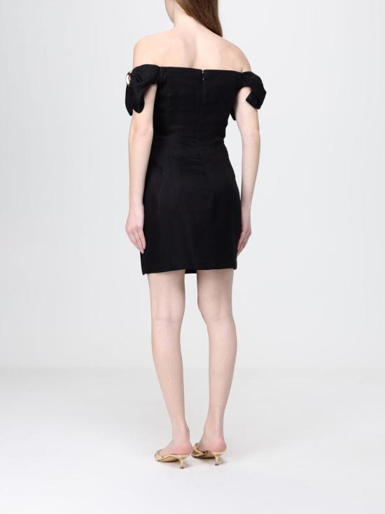 26SS 엘리자베타프랜치 숏 원피스 AB96862E2 110 Black - ELISABETTA FRANCHI