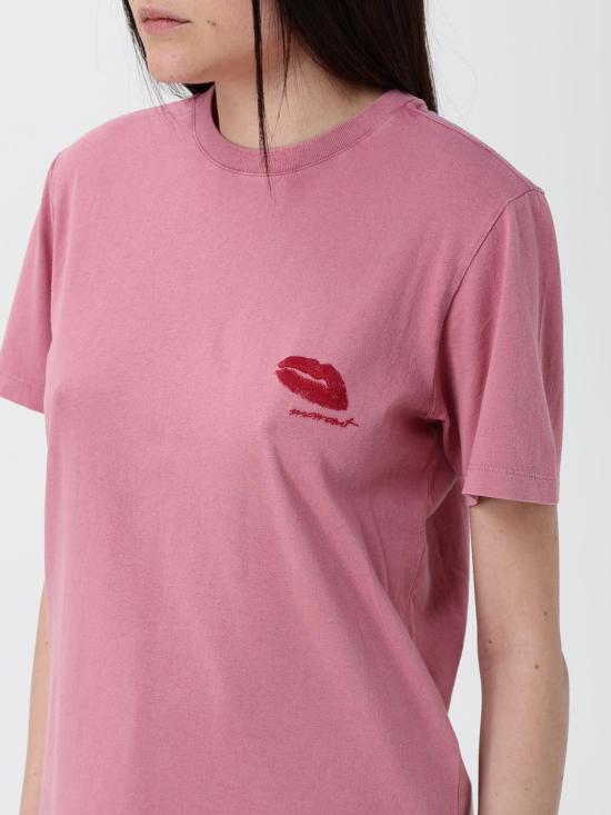 26SS 이자벨마랑에뚜왈 반팔 티셔츠 TS0001FAD1N06E 40WE Pink - ISABEL MARANT ETOILE