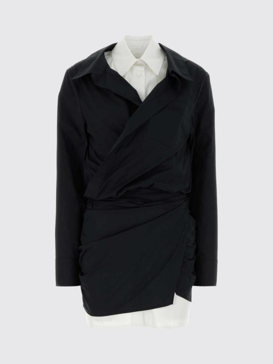 26SS 디 아티코 숏 원피스 260WCA00458CCE002AA 414 Black - THE ATTICO