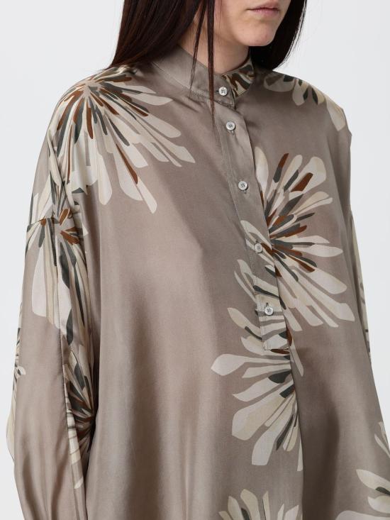 26SS 브루넬로 쿠치넬리 블라우스 MQ967RH201 C009 Kaki - BRUNELLO CUCINELLI