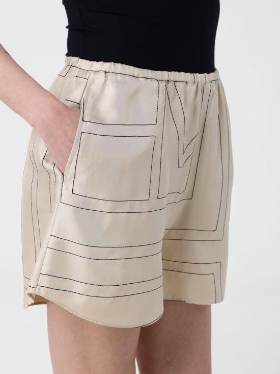 26SS 토템 숏팬츠 223226707 926 Ivory - TOTEME