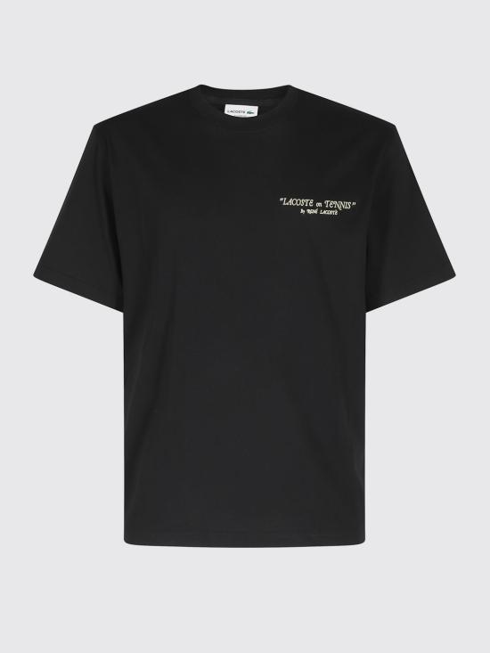 26SS 라코스테 반팔 티셔츠 TH1425 031 Black - LACOSTE