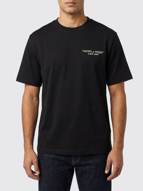 26SS 라코스테 반팔 티셔츠 TH1425 031 Black