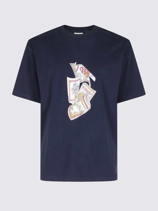 26SS 드롤드무슈 반팔 티셔츠 KTS311CO002 NAVY Blue - DROLE DE MONSIEUR