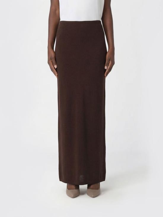 26SS 브루넬로 쿠치넬리 롱 스커트 MH126G3396 C9284 Brown