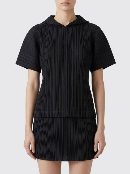 26SS 플리츠플리즈 반팔 티셔츠 PP58JK123 15 Black