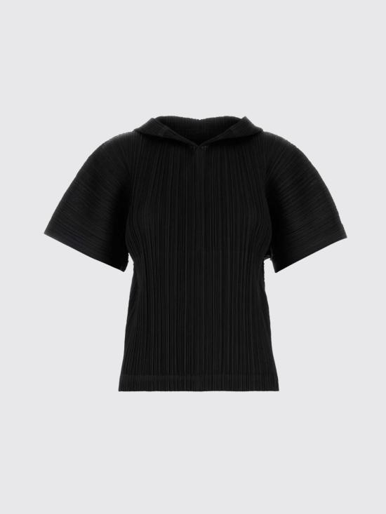 26SS 플리츠플리즈 반팔 티셔츠 PP58JK123 15 Black - PLEATS PLEASE